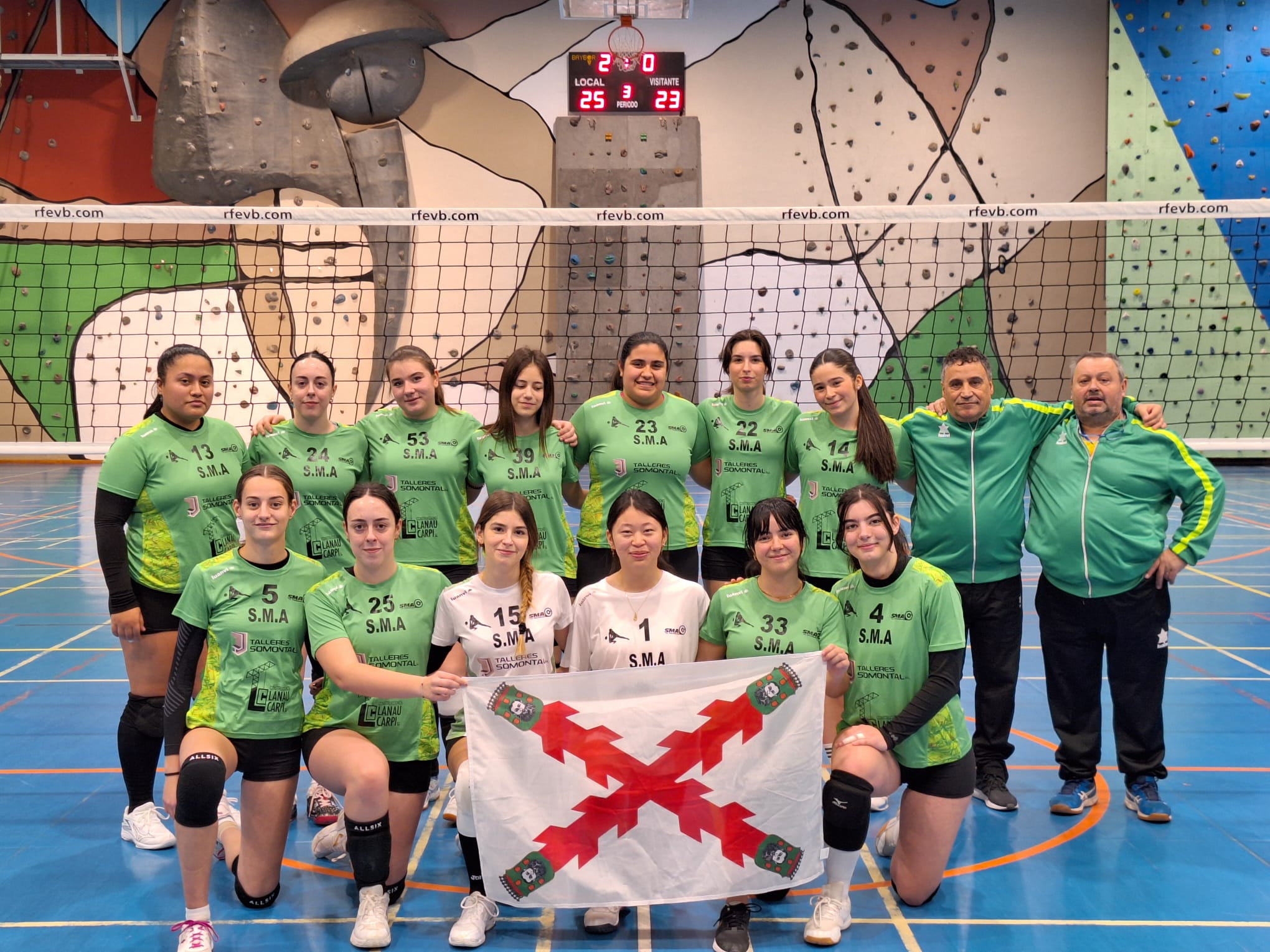 Convincente Victoria Vóley Femenino Actividades - SMA Barbastro