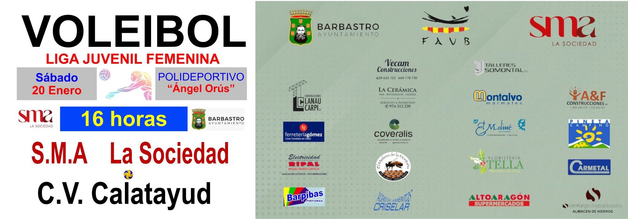 Vóley Femenino Noticia Blog - SMA Barbastro